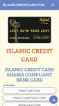 Mobile Screenshot of islamiccreditcard.com